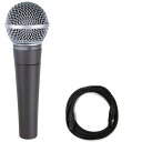 【送料込】SHURE SM58LCE/CANAREマイクケーブル付7点セット