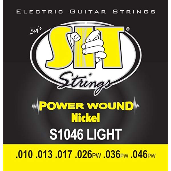 【メール便・送料無料・代引不可】【3セット】SIT S1046 [10-46] POWER WOUND エレキギター弦