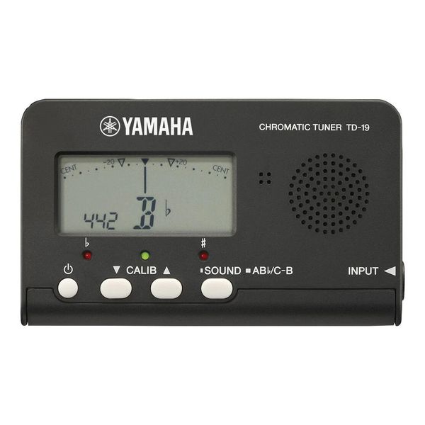 【メール便・送料無料・代引不可】YAMAHA ヤマハ TD-19BK クロマチックチューナー