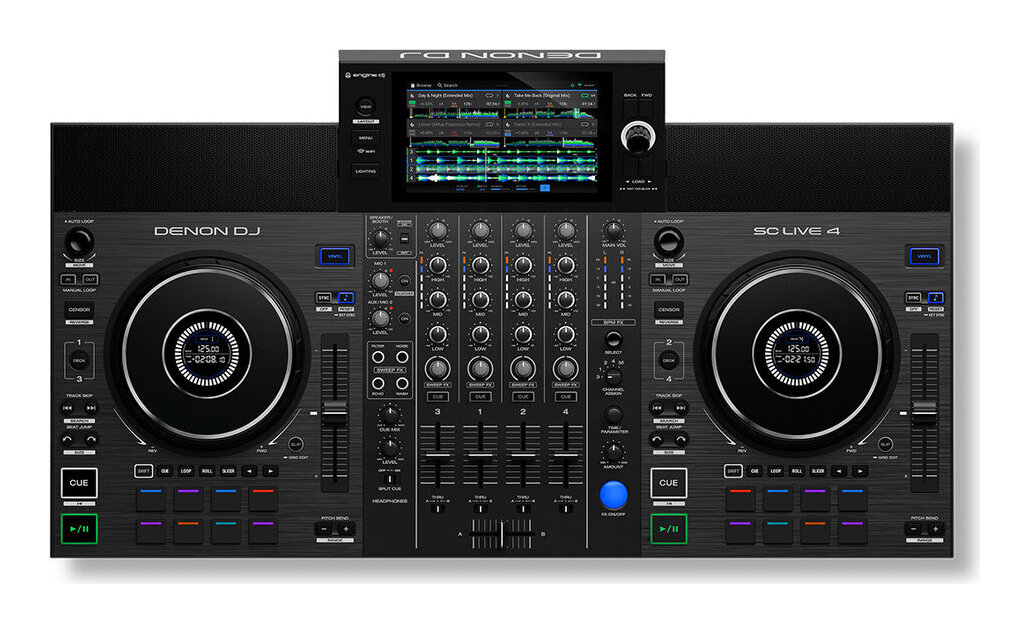 【送料込】Denon DJ SC LIVE 4 オールインワン型 スタンドアローン DJコントローラー