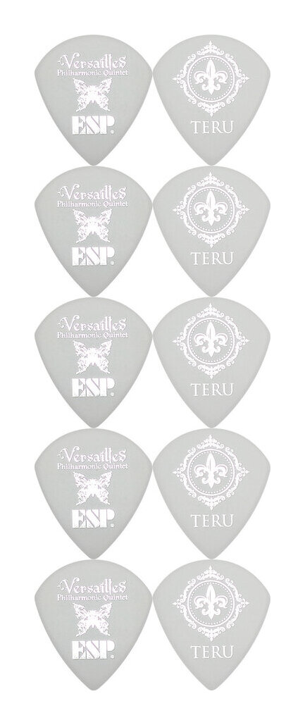 【メール便 送料無料 代引不可】ESP PA-VT15/10枚 ホワイト Versailles TERU シグネチャー ギター ピック