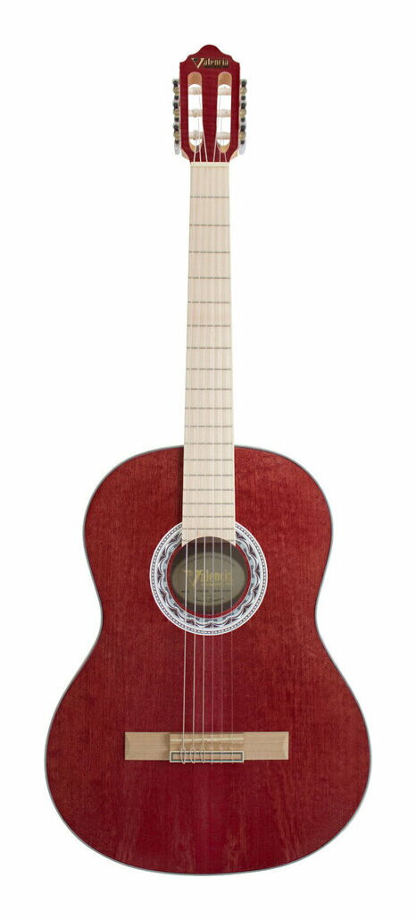 こちらの商品はお取り寄せとなります。3日〜1週間ほどでお届け可能です。メーカー品切の際はお時間を頂きます。こちらの商品は一部の地域*を除き送料無料(送料込)です。*離島地域・北海道・沖縄へのお届けは別途、送料が必要になりますので、ご注文の前にご連絡下さい。送料をお知らせいたします。ValenciaクラシックギターVC354HSpecサイズ:4/4トップ:シトカスプルースバック＆サイド:プレミアムマホガニートップバインディング:ブラック/アイボリーABSサイドバインディング:ブラック/アイボリーABSネック:マホガニー/アマラエボニーフィンガーボード:メイプルネックバインディング:アイボリーABSフレット:19/ニッケルブリッジ:メイプルサドル:NuBoneロゼッタ:L’Hemisfericマシンヘッド:クロムスケール:650mmナット幅:45mmフィニッシュ:サテンキャリングバッグ付属