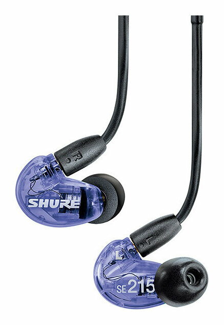 SHURE イヤホン 【送料込】SHURE SE215SPE-PL-A 高遮音性 イヤホン/パープル イヤフォン SE215 Special Edition【ポイント3倍】