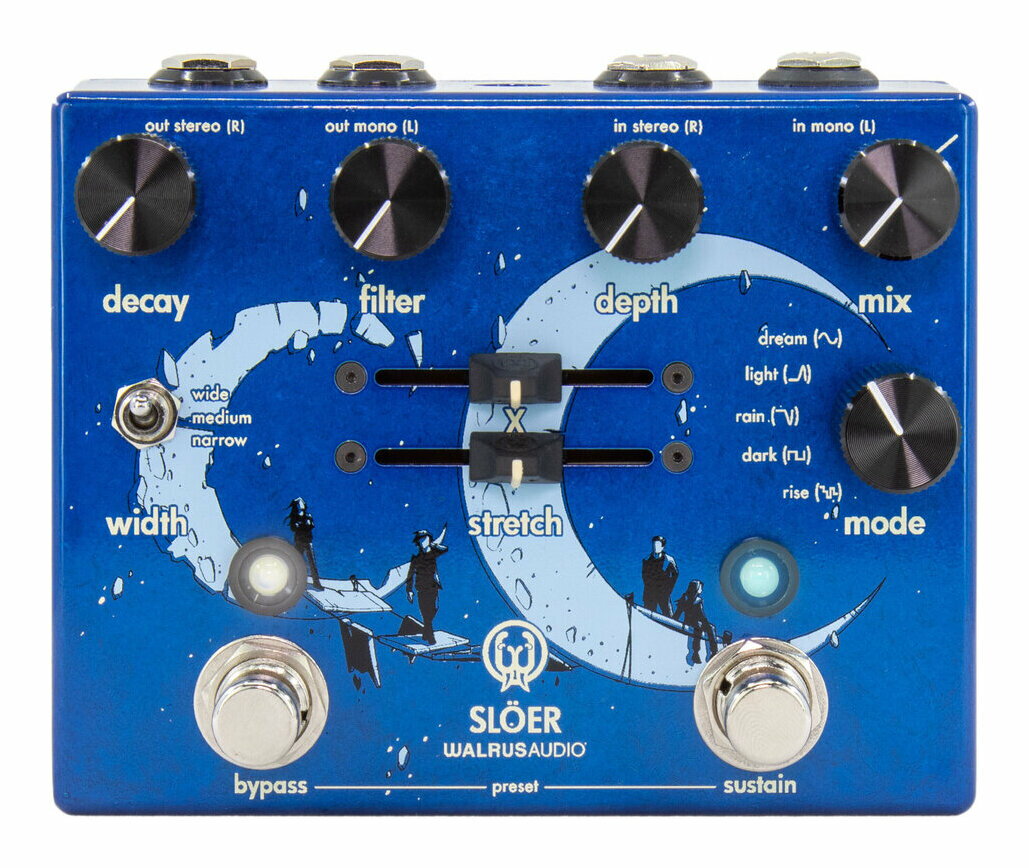 【送料込】WALRUS AUDIO WAL-SLOER BL / Sloer ステレオ アンビエント リバーブ【ポイント5倍】