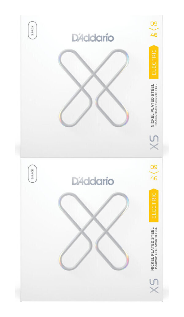 【ゆうパケット発送】・お問い合わせ番号による郵便追跡サービスがご利用いただけます。※一部定形外郵便発送商品には追跡サービスはございません。・お届けは郵便受けへの投函で完了となります。・日付・時間帯指定はお受けできません。・お届けまで2～5日ほどかかります(お届け地域により異なります)。・繁忙期やお届け地域によっては10日前後かかる場合がございます。・配達の遅延・紛失または破損した場合の補償はございません。・郵便受けに入らないサイズの商品は持ち戻りになる場合がございます。D’Addario『XSシリーズ』の3パックセットが新たに追加されました。すべての巻弦に超極薄フィルムコーティングを、プレーン弦には独自のポリマーコーティング処理を施し、汚れや劣化を促進する物質から弦を保護します。最新のコーティング技術とD’Addario独自の製造技術が融合し、これまでに類を見ない革新的なコーティング弦です。超極薄コーティング:飛躍的に進歩した新たなコーティング技術によって作られる髪の毛の10分の1の厚さを下回る極薄のePTFEフィルムを採用。巻弦を汚れやホコリ等からしっかり保護し、フレッシュなトーンの長期持続を実現しました。NY STEEL:NYXLシリーズやXTシリーズ弦でも定評のあるD’Addario独自のNY Steel(高炭素スチール合金)は、従来の弦に比べ圧倒的な強度とチューニング安定性を誇ります。FUSION TWIST:Fusion Twist加工は、弦の弛みから発生するチューニングのずれを防止します。これにより、チューニング安定性に優れ破断耐久性もアップしました。