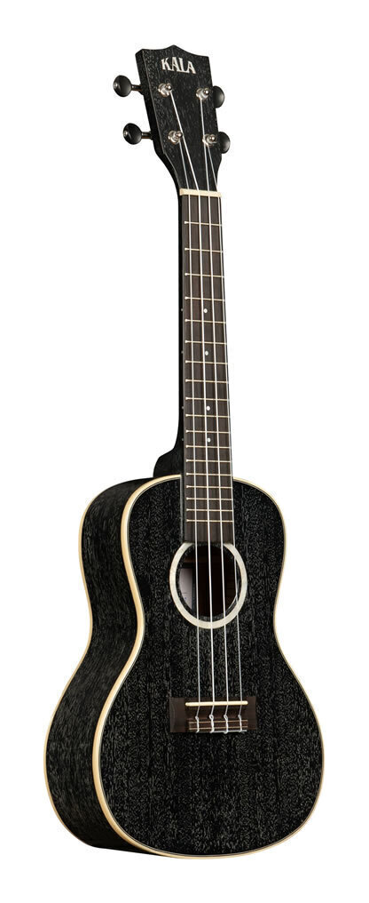 【送料込】KALA KA-SDH-C_W/BAG マホガニー単板ボディ Salt ＆ Pepper Doghair コンサート ウクレレ/ギグバッグ付【ポイント5倍】