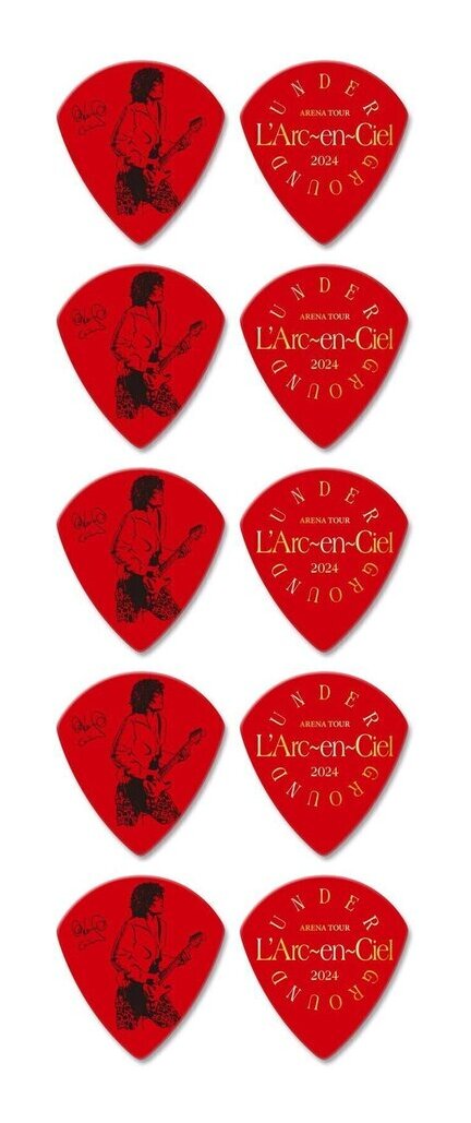 【メール便・送料無料・代引不可】Ken ARENA TOUR 2024 UNDERGROUND Pick/10枚セット L’Arc～en～Ciel ラルク アン シエル Ken ピック/10枚セット