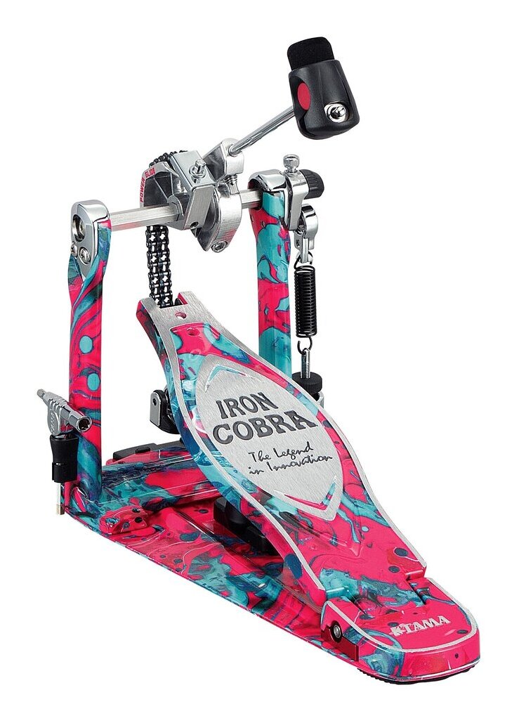 【送料込】TAMA HP900PMCS シングルペダル IRON COBRA Power Glide Coral Swirl 50周年 記念モデル【ポイント4倍】