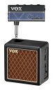 ★セット内容★本体:VOX AP3-MB amPlug3 Modern Bassキャビネット/ミニアンプ:VOX AP2-CAB amPlug2 CABINETamPlug3は、世界で最も売れたヘッドフォンアンプ、amPlugの最新世代であり、どんなプレイヤーでもヘッドフォンに本格的なサウンドをシームレスに実現し、いつでもどこでも練習できます。amPlug3は、ギターに直接プラグ・インできるカジュアルさ、アナログ回路にこだわった本格サウンド、バリエーション豊富なラインナップと、2007年の登場以来、超ロングセラーを続けるamPlugシリーズの第3世代です。幅広いラインナップを用意、アイコニックなそれぞれのアンプのトーンを再現しています。シンプルさと豊かなサウンド・クオリティを両立させた、ミュージシャンにとって理想的な練習ツールと言えるでしょう。本格的なサウンドと便利な機能で練習やセッションを向上させましょう。優れたアンプのトーンに加えて、amPlug3シリーズには強力なステレオ・エフェクトとリズム機能を内蔵しており、練習などの演奏中、多彩な編集と包括的な音響体験を提供します。●アナログ回路は、広範囲の真空管アンプの圧縮と倍音を忠実に再現するように大幅に向上しています。●大幅に刷新されたエフェクト・セクションには、ステレオ・エフェクトを含み、ヘッドフォンや録音時にはより広がりのあるサウンド体験を実現します。●リズム機能が追加、各モデルには9つの基本パターンを内蔵しています。●スマートフォンや他の外部オーディオデバイスをAUXジャックに接続することで、お気に入りのトラックに合わせて演奏できます。また、TRRSケーブルを使用してAUXジャックに直接スマートフォンやノートパソコンに録音できます。●amPlug3のエレガントでアンプのような外観が、全体の向上した体験に寄与しています。モダンなベースアンプのサウンドを実現し、明瞭で明るいCH1とエッジの効いたハイゲインディストーションサウンドを通じて、より現代的で攻撃的なベーストーンを提供します。■内蔵エフェクトChorus,Delay,Reverb■内蔵リズム・パターンRock1,Blues,Pop1,Pop2,Metal1,Funk1,Fusion,Jazz,MetronomeSPECIFICATIONS入出力端子:Phones端子(3.5mmステレオ・ミニフォーン・ジャック)、AUX端子(CTIA準拠3.5mm TRRSミニフォーン・ジャック)電源:単4形乾電池2本、または単4形ニッケル水素充電池2本電池寿命:11時間/17時間(アルカリ乾電池、FXまたはRHYTHMオン時/オフ時)、4時間/6時間(マンガン乾電池、FXまたはRHYTHMオン時/オフ時)外形寸法(W×D×H):87×33×39mm(プラグ収納時)質量:40g(電池含まず)付属品:動作確認用単4形マンガン乾電池2本