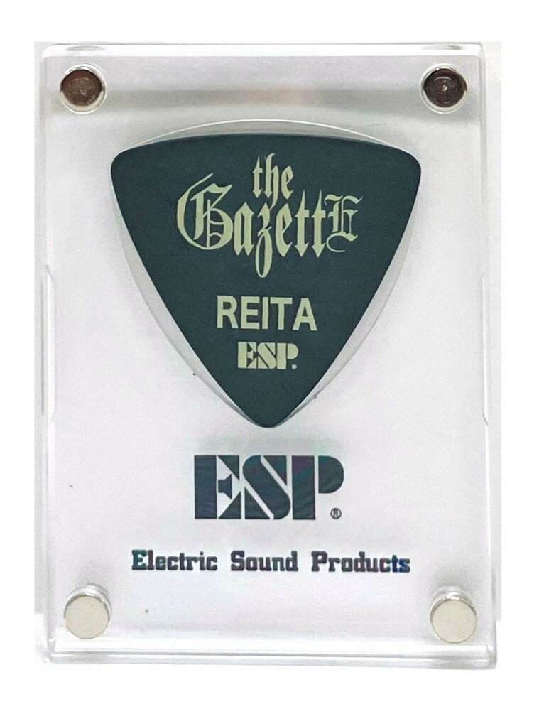 ESP PA-GR10-20th + PM-SD-E / the GazettE REITA ピック + アクリル ピックスタンド セット