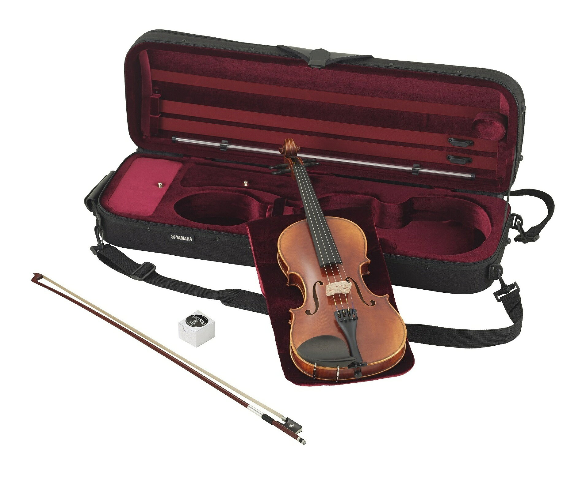 【送料込】YAMAHA ヤマハ V7SG 4/4サイズ バイオリン 弓・ケース・松脂をセット