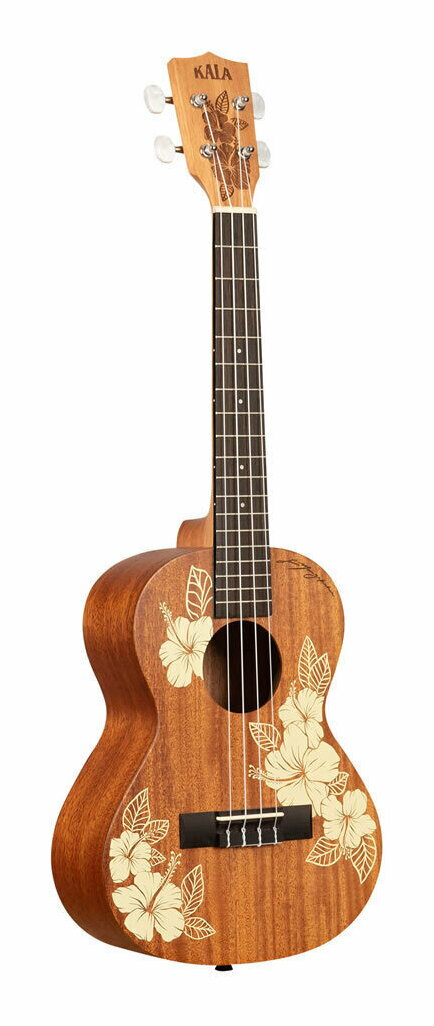 【送料込】KALA KA-HIBISCUS-T_W/BAG ハイビスカス柄 マオリ ハワイアンデザイン テナー ウクレレ/ギグバッグ付