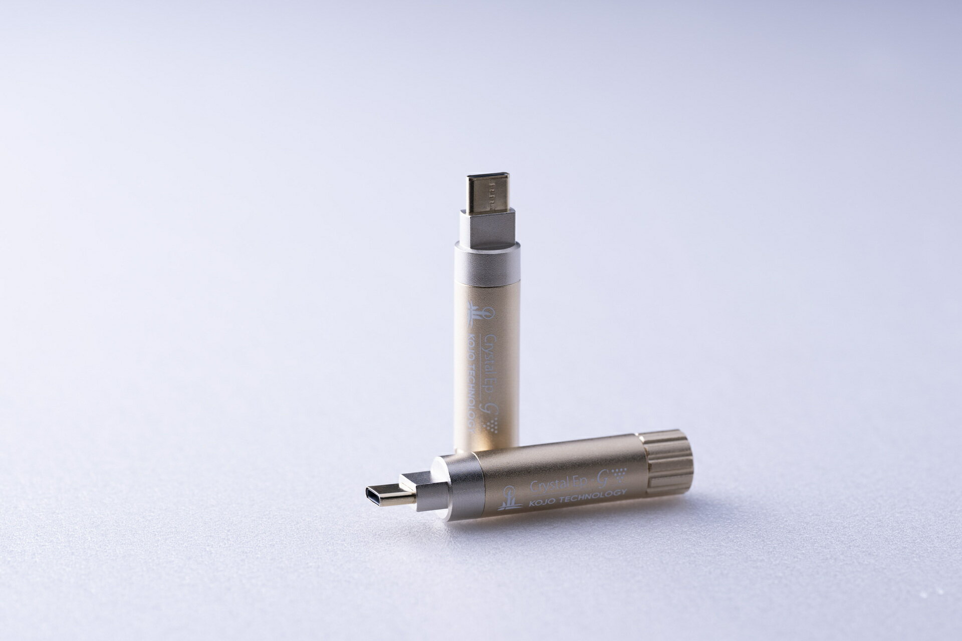 【送料込】KOJO TECHNOLOGY Crystal EpUC-G×2 (2個セット) USB-typeC プラグ プラグ型 スティック型 仮想アース