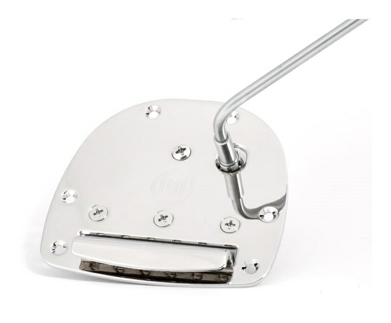 こちらの商品はお取り寄せとなります。3日～1週間ほどでお届け可能です。メーカー品切の際はお時間を頂きます。完全新設計のブリッジに明るく輝くニッケルメッキが施された次世代のMastery Bridgeシリーズが登場MasteryのフラッグシップモデルであるM1を進化させたオフセット・ギター用ブリッジが誕生しました。M1のブリッジプレートは、平らなステンレス板を曲げて加工したデザインでしたが、M10のブリッジは、アルミブロックから削り出され、ニッケルメッキで強度が付加され、一つ一つ丹念に磨き上げられます。飛行機で使用される品質のアルミ材を採用し、アルミへのメッキ加工が可能なメーカーがアメリカ国内に非常に少ない中、メッキ加工を施すことで、高水準の強度と軽量化を実現しました。Mastery Vibratoは、M10シリーズと同様にニッケルメッキが施された、飛行機の材料として使用されるグレードのアルミ製で、OMVより2oz(56.7g)軽量化されました。