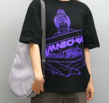 【メール便・送料無料・代引不可】SUZUKI OM-BT [Lサイズ] ブラック OMNICHORD オムニコード Tシャツ 72103