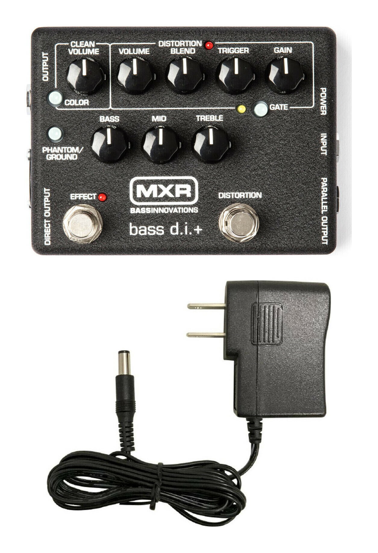 Pitch Shifter - 【送料込】MXR M80 Bass D.I.+(社外品ACアダプター付) M-80【国内正規品】【安心の正規輸入品/メーカー保証付】【ポイント5倍】