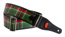【送料込】RightOn! STRAPS TARTAN GRS Green ギター、ベース用ストラップ