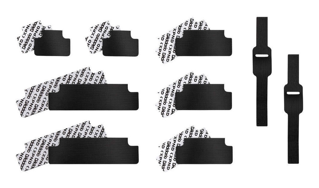 乐天商城 - 【メール便・送料無料・代引不可】D’Addario PW-PGS-02 PEDAL GRIP STRIPS エフェクター用 面ファスナー 3サイズ 計7組セット ダダリオ
