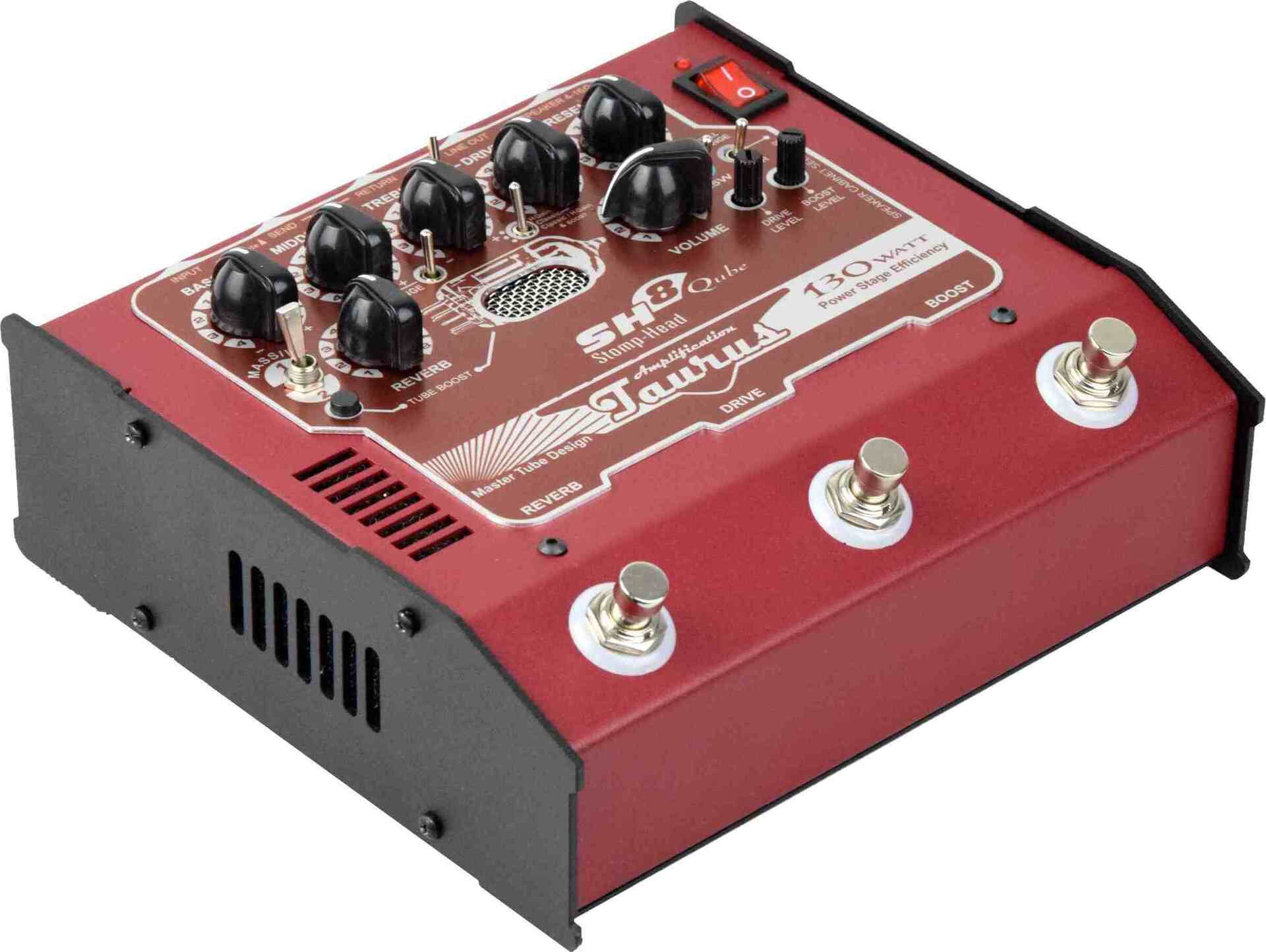 【送料込】TAURUS Stomp-Head SH8.Qube RED ペダル型 真空管 アンプヘッド SH8QUBE【ポイント5倍】 aikyoku-10164490 愛曲楽器 サンプル画像2