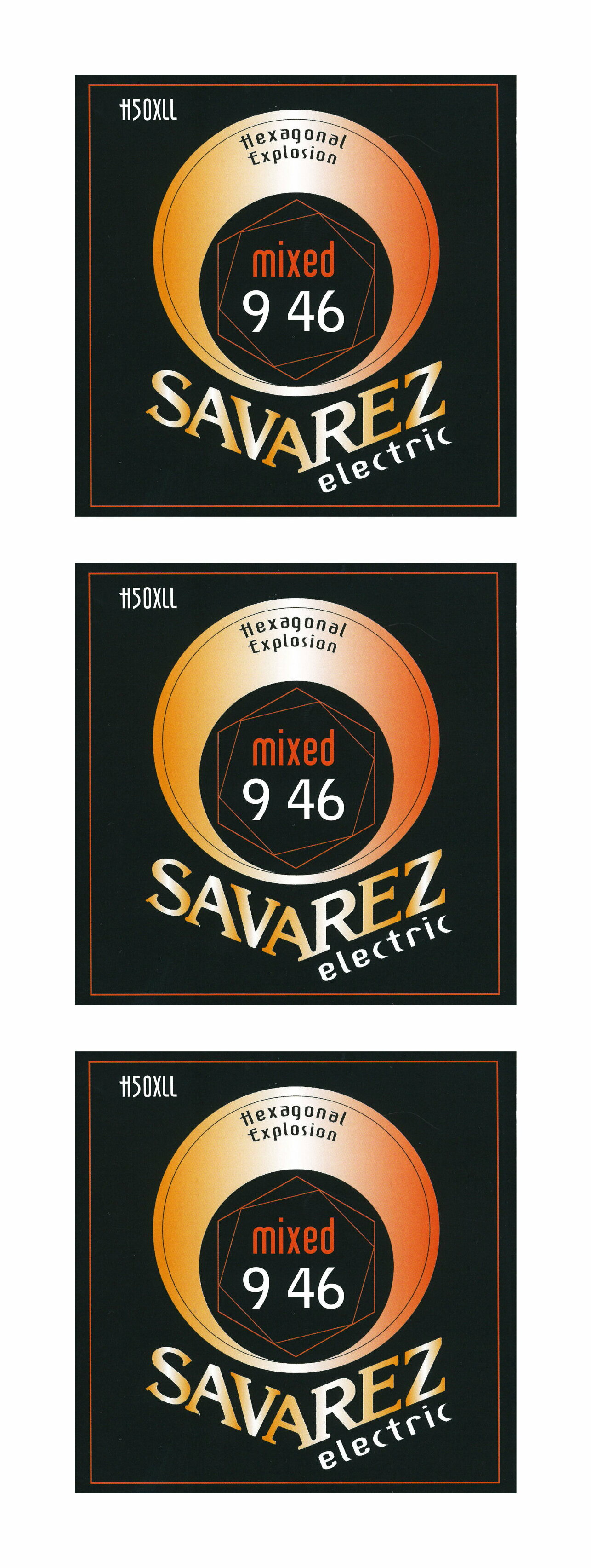 樂天商城 - 【メール便・送料無料・代引不可】【3セット】SAVAREZ サヴァレス H50XLL [09-46] 6角芯採用 ニッケルワウンド エレキギター弦