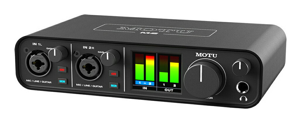 【送料込】MOTU M2 オーディオインターフェイス 2in 2out