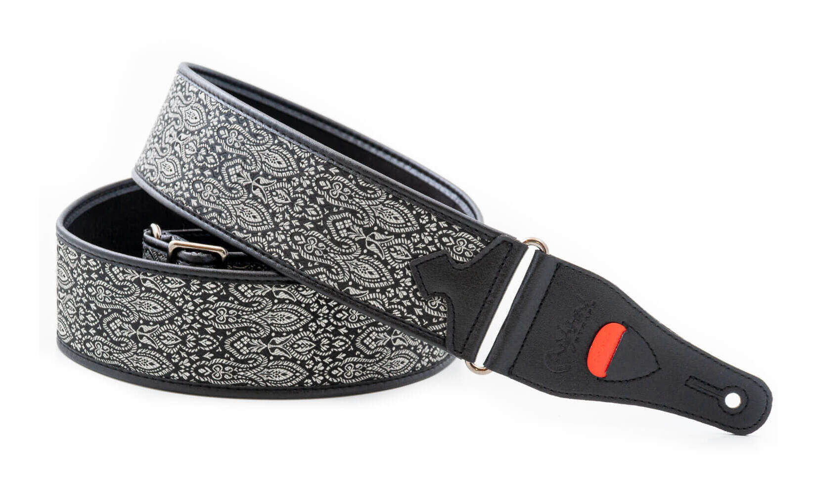 【送料込】RightOn! STRAPS CORDOBA Black ギター ベース ストラップ【ポイント5倍】
