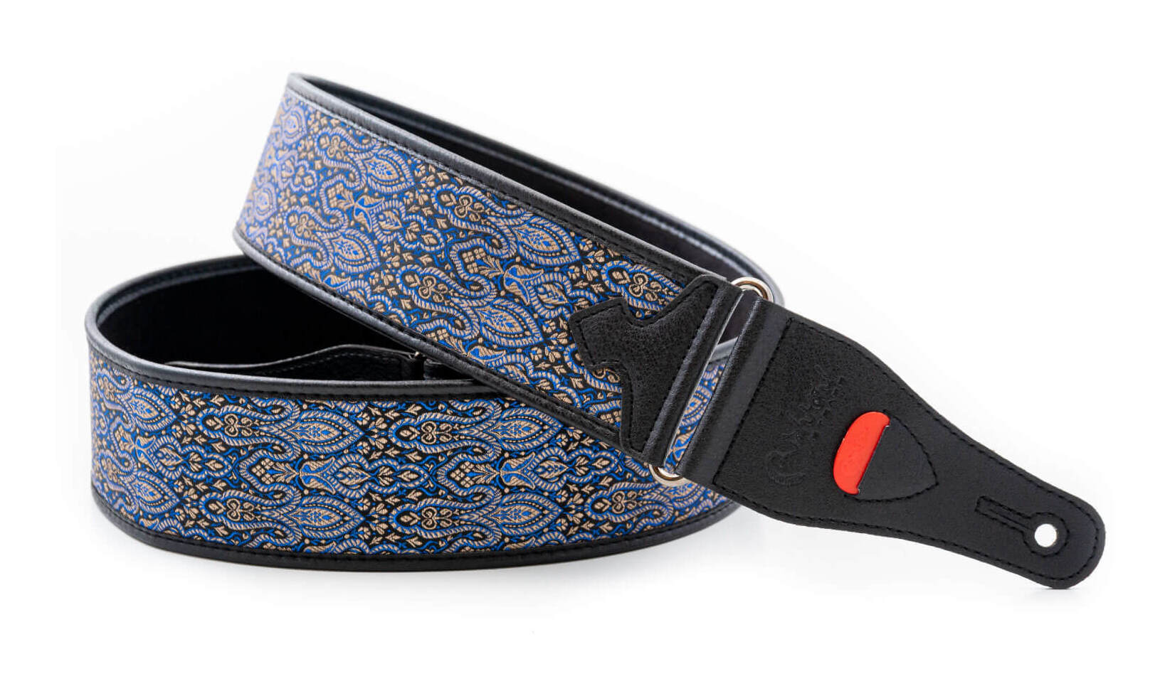 【送料込】RightOn! STRAPS CORDOBA Blue ギター ベース ストラップ【ポイント5倍】