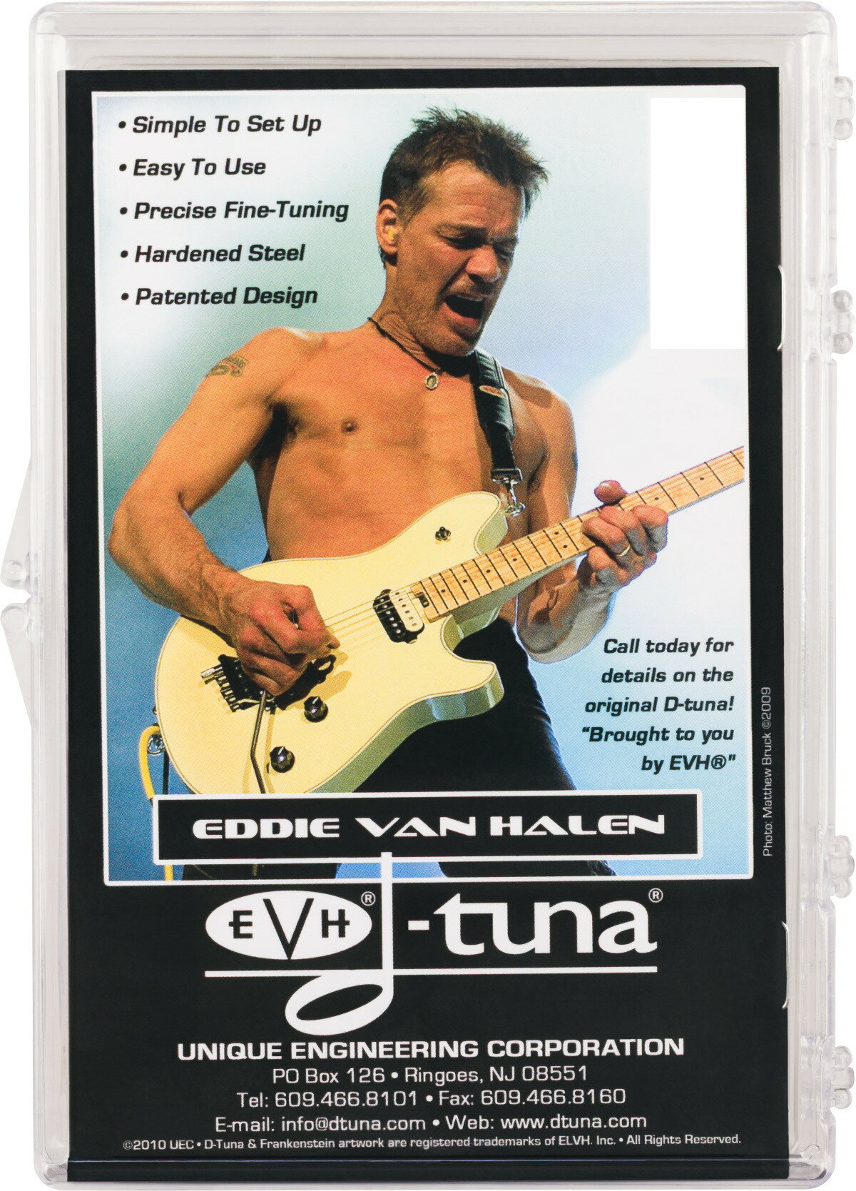【送料込】EVH D-Tuna Titanium Green フロイドローズ タイプ トレモロ用 Dチューナー チタン製
