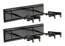 【送料込】HERCULES GSP402SB ×2個セット ハーキュレス ギター 2本用×2個セット ウォール ラック 壁面ラック ギターハンガー ギタースタンド