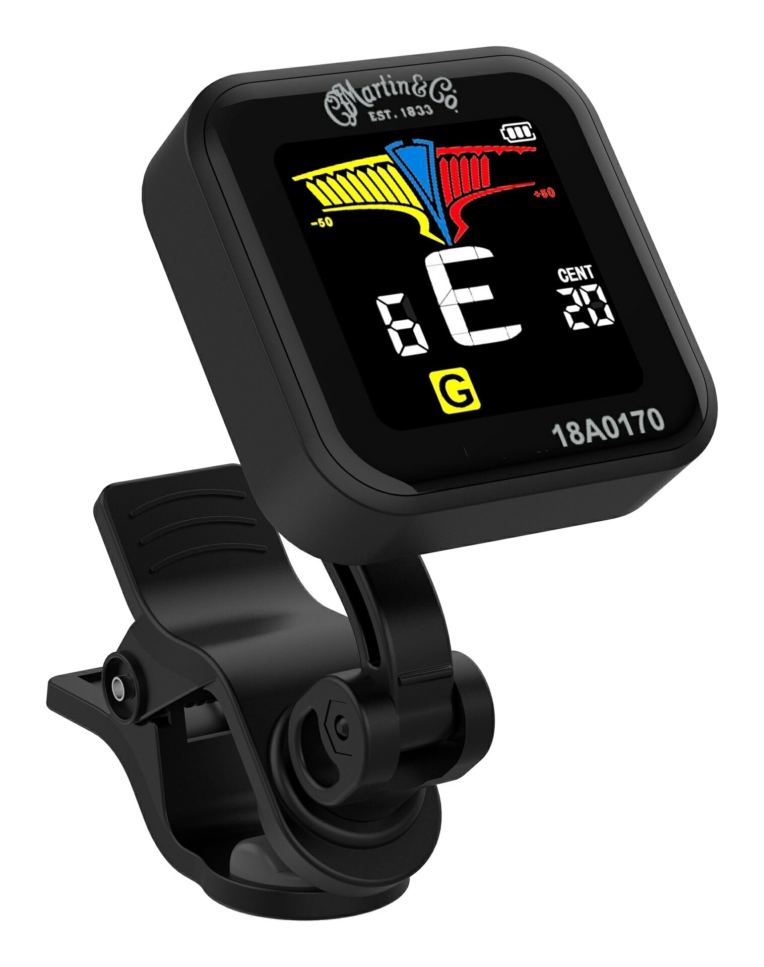 Martin社より「RECHARGEABLE CLIP ON TUNER」登場。充電式を採用し、高精細LCDディスプレイを搭載することで視認性に優れ、より快適で便利なチューニングを実現。●USB-C充電式(ケーブル付属)で電池交換不要●高精細LCDディスプレイで暗いステージや屋外でも視認性抜群●マルチモード搭載:ギター/ベース/ウクレレ/ヴァイオリン/クロマチック対応●ピッチキャリブレーション機能で幅広い調律に対応●軽量クリップ式で持ち運び・装着も簡単
