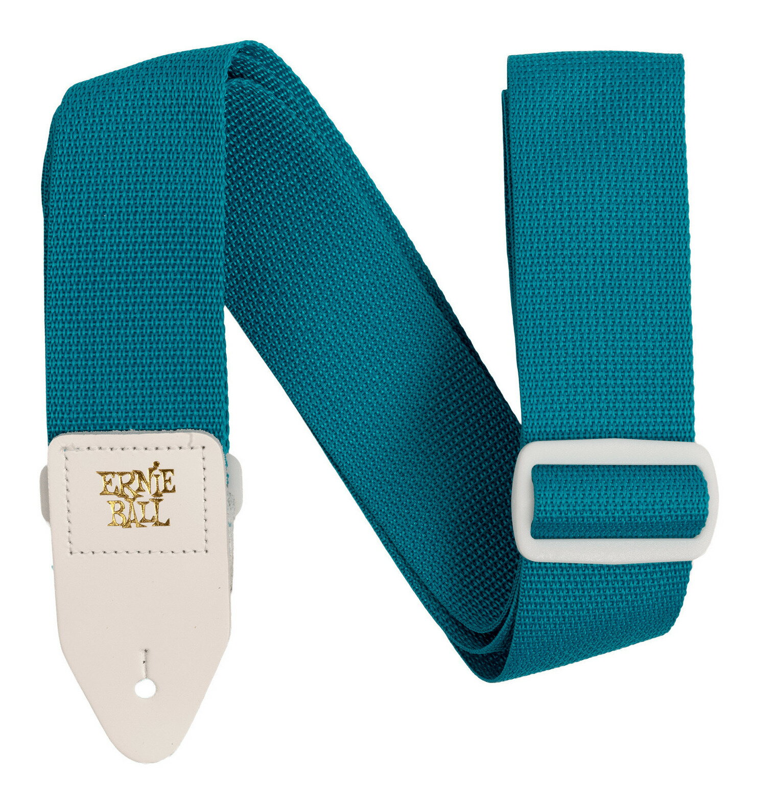 樂天商城 - 【メール便・送料無料・代引不可】ERNIE BALL 5349 Teal ＆ White アーニーボール ギター/ベース用 ポリプロ ストラップ