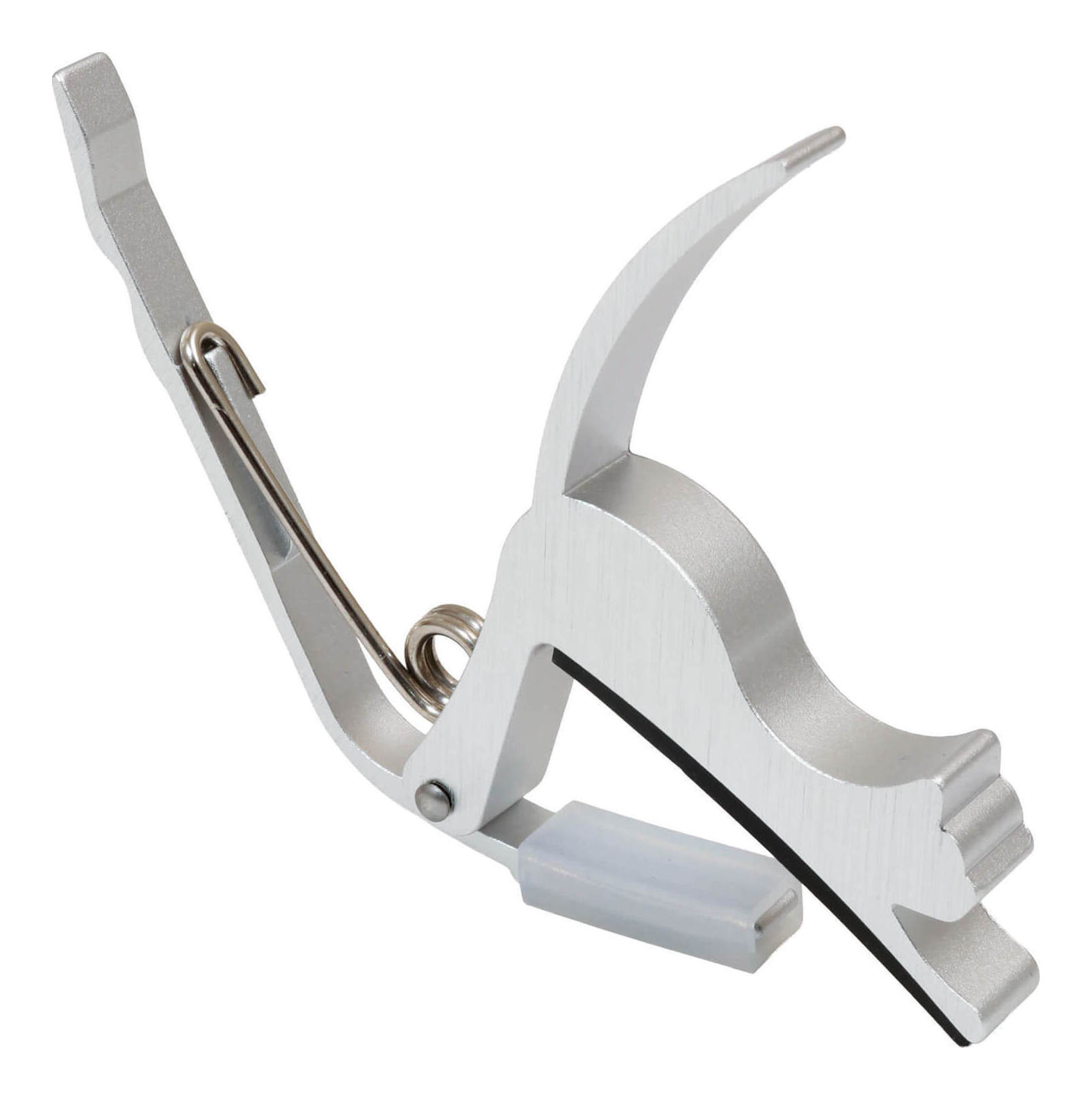 【メール便・送料無料・代引不可】KIKUTANI GC-NEKO HSIL 猫カポ ヘアライン シルバー エレキギター/アコギ用 ネコ型 カポタスト