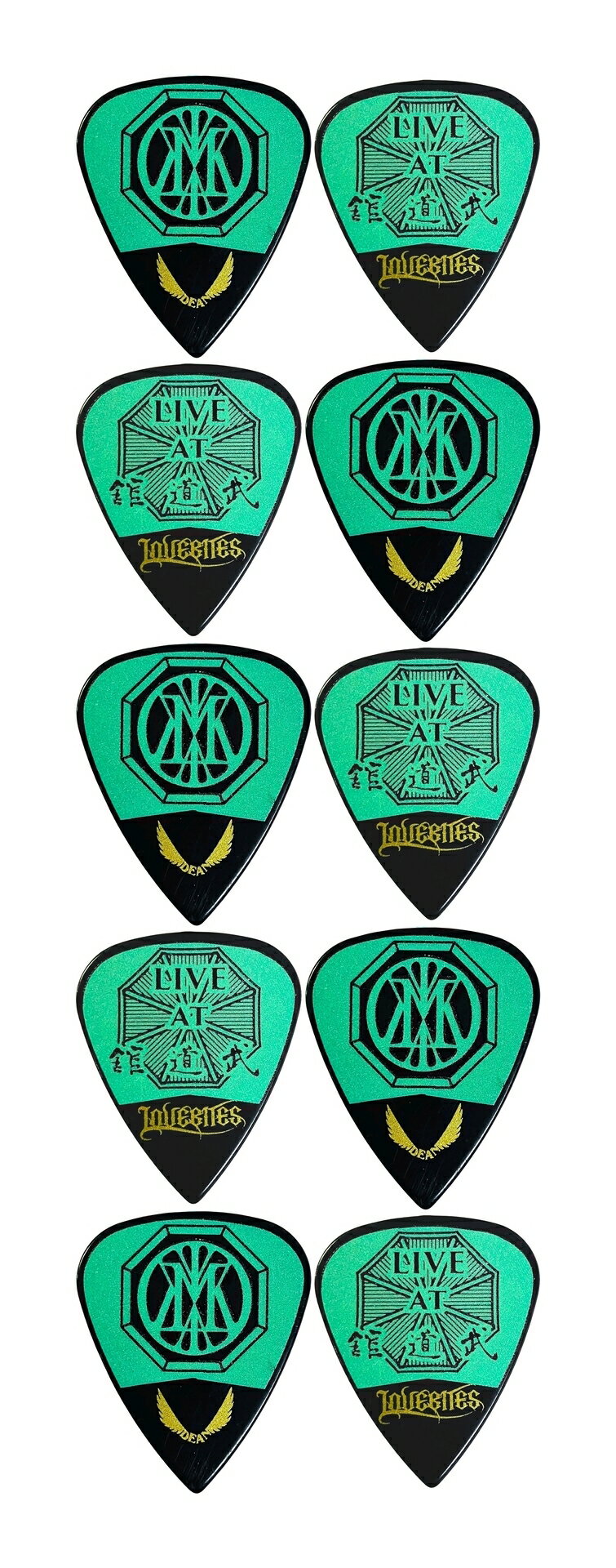 乐天商城 - 【メール便・送料無料・代引不可】DEAN GUITARS MYK BUDOKAN SHADOW PICK/10枚セット / LOVEBITES Miyako ラブバイツ ミヤコ ギター ピック