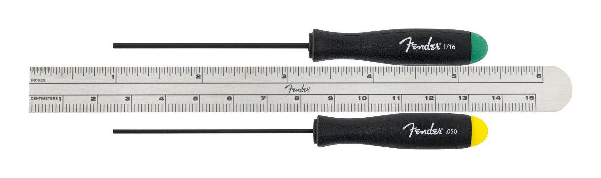 樂天商城 - 【送料込】Fender Driver/Ruler Combination Set フェンダー 1/16インチ + 0.050インチ ヘックスドライバー + ルーラーセット メンテナンス 工具セット