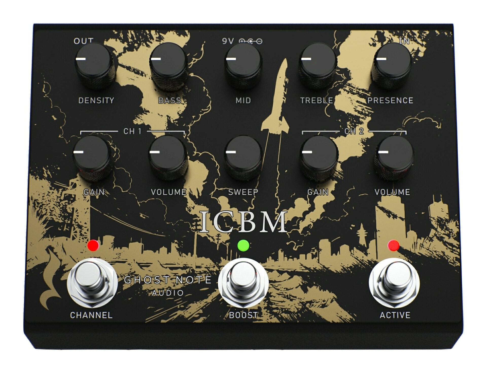 【送料込】Ghost Note Audio ICBM ゴーストノート オーディオ ハイゲイン ディストーション/プリアンプ...