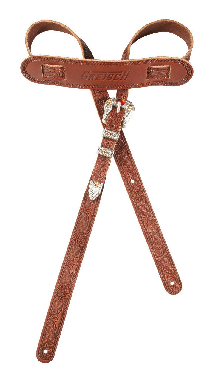 ※画像は撮影用商品のため、お届けの際の商品とは異なります。「That Great Gretsch(R)Sound!(TM)」のヴァイブスを体感できる、“オールドスクール”なヴィンテージレザーストラップ。