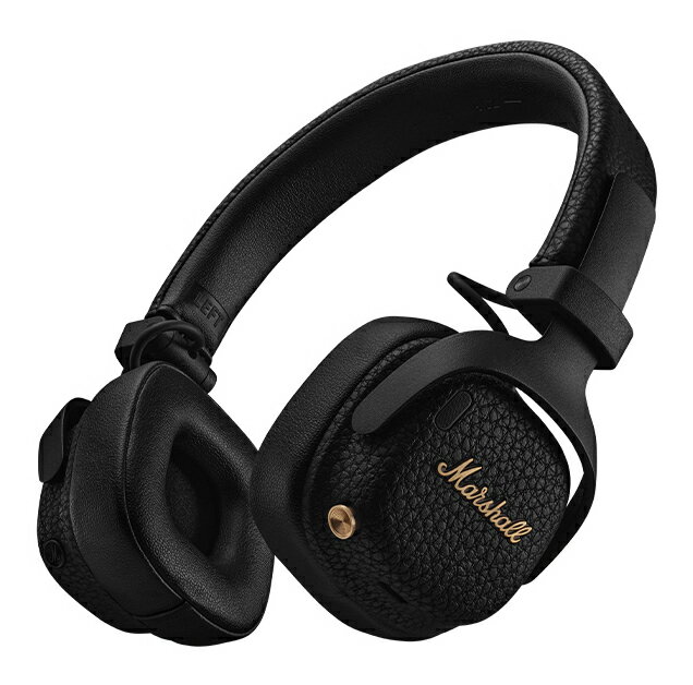 【送料込】Marshall Milton A.N.C. Black マーシャル アダプティブ ノイズキャンセリング ワイヤレス オンイヤー ヘッドホン ブラック/国内正規品【ポイント10倍】