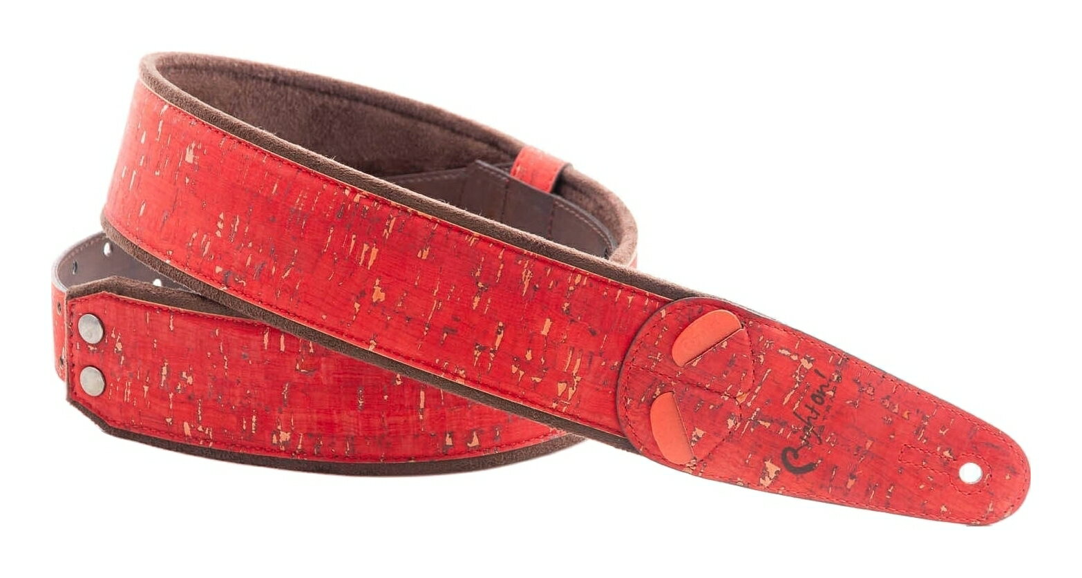 【送料込】RightOn! STRAPS Cork Red ギター・ベース用ストラップ【ポイント5倍】