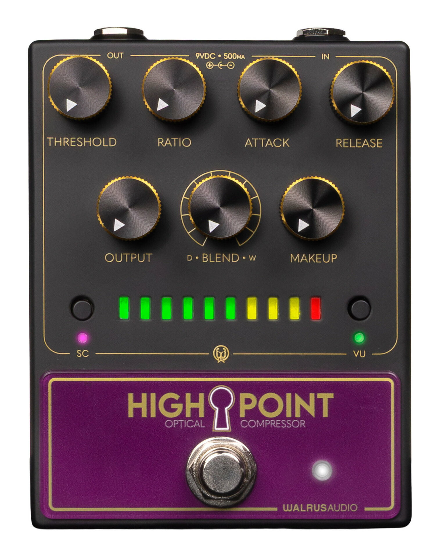 【送料込】WALRUS AUDIO WAL-HIPOINT #BK ウォルラス オーディオ Highpoint Analog Optical Compressor コンプレッサー【ポイント5倍】