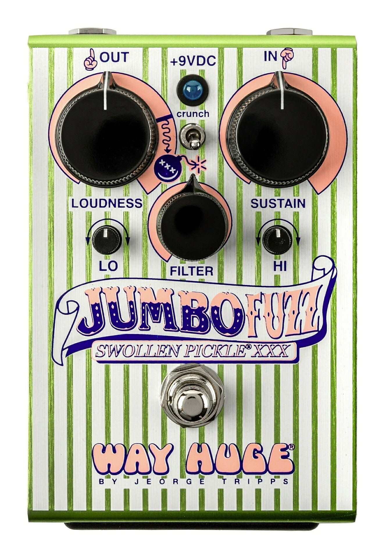 WAY HUGE WHE407 ウェイヒュージ JUMBO FUZZ SWOLLEN PICKLE XXX 誕生30周年記念 ファズペダル