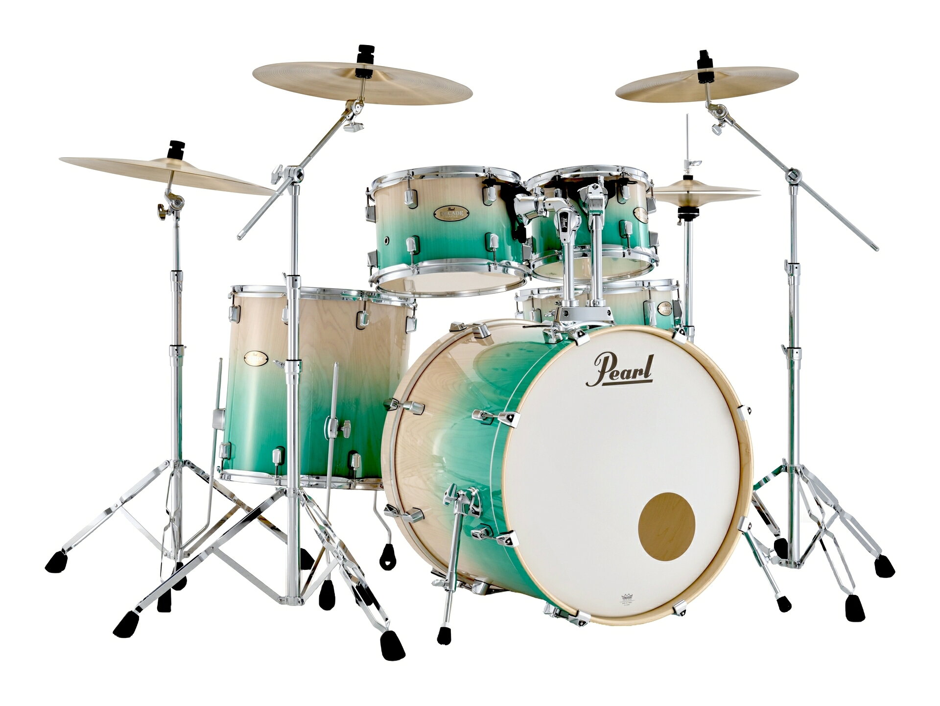 【送料込】Pearl DMPA825S/C-2CSN #872 ホワイト ビーチ パイン フェード パール DECADE MAPLE ARTISANシリーズ 2クラッシュシンバル仕様 ドラムセット/限定カラー【ポイント5倍】