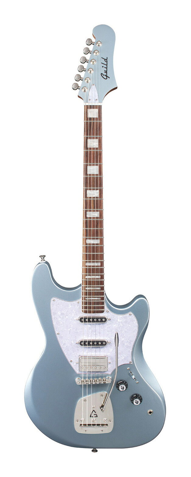 送料込 Guild SURFLINER DELUXE GLACIER BLUE ギルド エレキギター