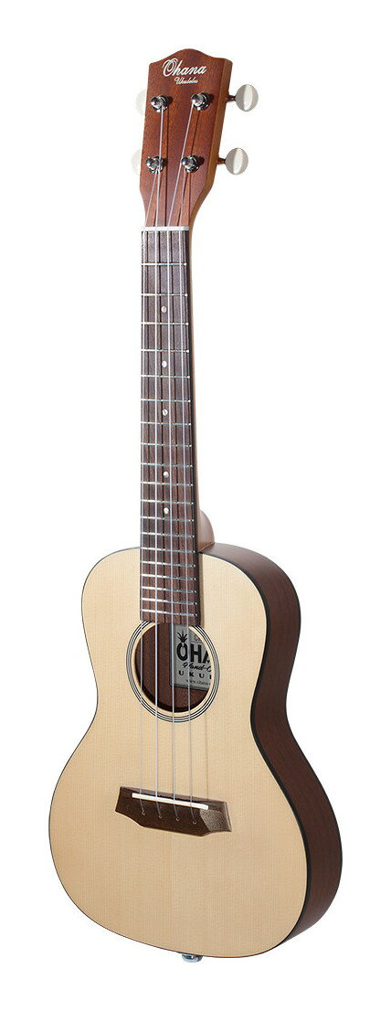 【送料込】OHANA CKS-22E オハナ スプルース単板トップ 薄胴 パッシブ・アンダーサドル・ピックアップ搭載 コンサート ウクレレ/ギグバッグ付