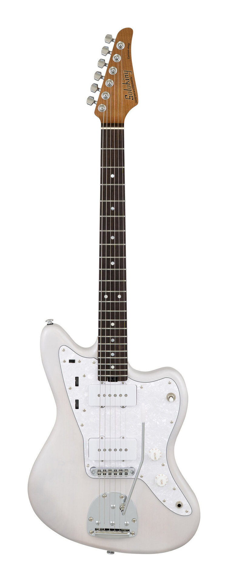 Soloking JM-40 Classic WHBLD White Blonde ソロキング ジャズマスタータイプ エレキギター/ギグバッグ付