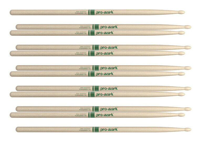 【送料込】【6ペア】ProMark プロマーク TXR7AW ヒッコリー The Natural ウッドチップ ドラムスティック【ポイント5倍】