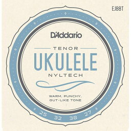 【メール便・送料無料・代引不可】D’Addario ダダリオ EJ88T Nyletech テナーウクレレ弦 ×5セット