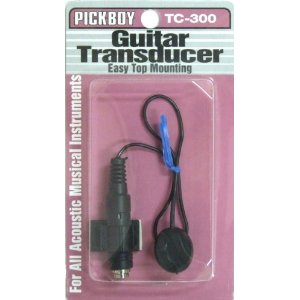 こちらの商品はメール便で発送します。詳細についてはこちらを必ずご確認ください。PICK BOY TC-300 ギタートランスデューサーアコースティックギター用ピックアップ貼付けタイプ