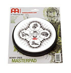 【お取り寄せ】※メーカー品切れの場合、お時間をいただく場合もございます。お急ぎの方はお手数ですが、ご注文の前にメールで在庫の確認のお問い合わせを下さい。MEINL の代表的アーティストであるBenny Greb モデルの練習パッドが持ち運びに便利なポケットサイズで登場です。こちらもオリジナル同様、シンバルスタンドに取付が可能となっています。裏面はゴム製と耐久性の高いヘッドで、本物に近い感触を実現しています。