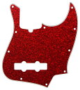 【メール便・送料無料・代引不可】D’Andrea ダンドレア DPP JB RDS (Red Sparkle) ジャズベース用 ピックガード