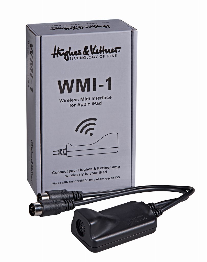 【送料込】Hughes&Kettner ヒュース＆ケトナー WMI-1 Wireless MIDI Interface (HUK-WMI/1) GrandMeister36 をiPadでリモート・コントロール